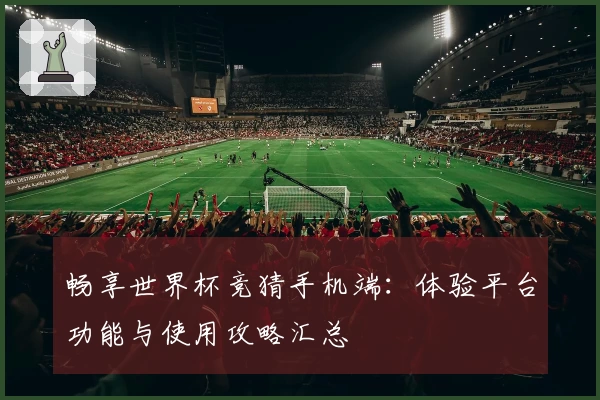 畅享世界杯竞猜手机端：体验平台功能与使用攻略汇总